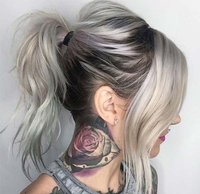 [ad_1]

Granny Silver/ Grey Hair Color Ideas: Messy Ponytail with Grown-Out Roots
Source by fashionisers
[ad_2]
			
			…