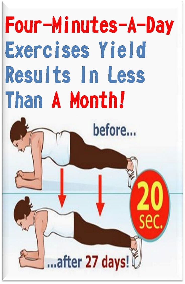 [ad_1]

Four-Minutes-A-Day Exercises Yield Results In Less Than A Month!
Source by jaslinecroes
[ad_2]
			
			…