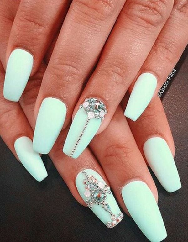 [ad_1]

What’s the best way to make your matte mint green look even more better? Adding patterns of gold beads and diamonds.
Source by Leannelove11
[ad_2]
			
			…