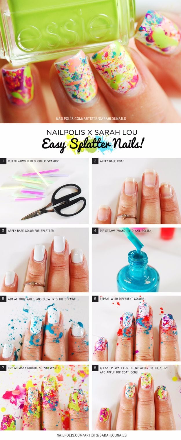 [ad_1]

Awesome Nail Art Patterns And Ideas – Easy Splatter Nail Tutorial – Step by Step DIY Nail Design Tutorials for Simple Art, Tribal Prints, Best Black…
Source by louiza2015
[ad_2]
			
			…
