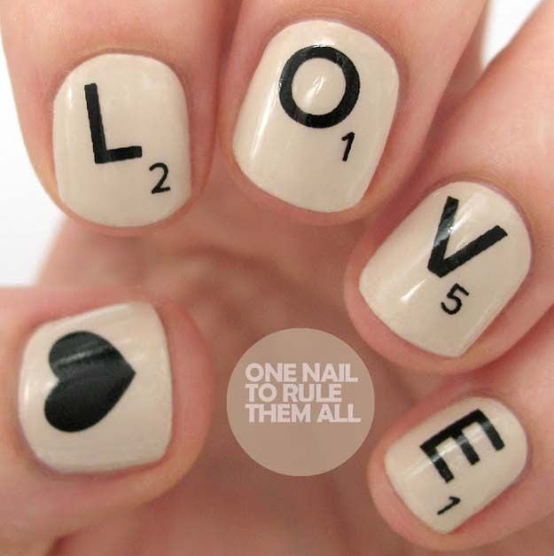 [ad_1]

Valentine Nail Art Ideas – Scrabble Love Nails – Cute and Cool Looks For Valentines Day Nails – Hearts, Gradients, Red, Black and Pink Designs – Easy Ideas for DIY Manicures with Step by Step Tutorials – Fun Ideas for…