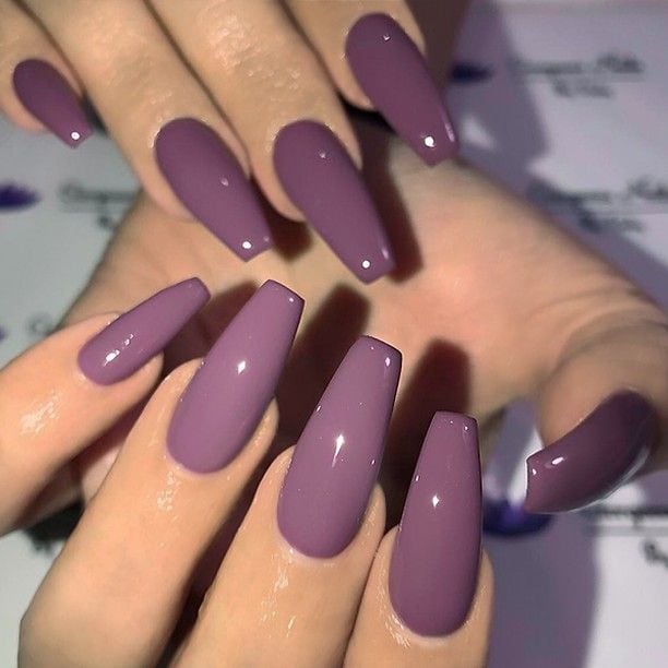 [ad_1]

REPOST – – – – Plum Purple on long Coffin Nails – – – – Picture and Nail Design by @gorgeousnailsbyvicky Follow her for more gorgeous nail art designs! @gorgeousnailsbyvicky @gorgeousnailsbyvicky – – – – Products used: DND Gel Polish…