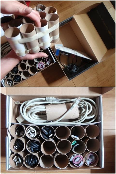 [ad_1]

If you have a move coming up, keep those toilet paper rolls handy. They're perfect for organizing charger cords and cables.Click through for more Pinterest organizing tricks.
Source by acultivatednest
[ad_2]
			
			…